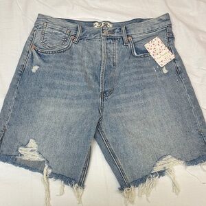 NWT Free People Surf’s Up Denim Shorts